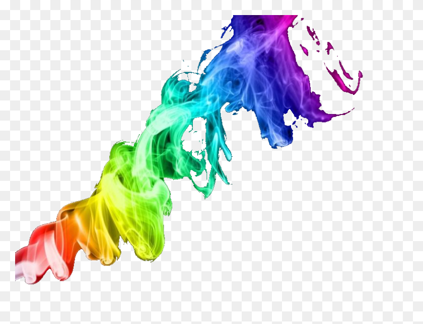 Detail Smoke Rainbow Png Nomer 18