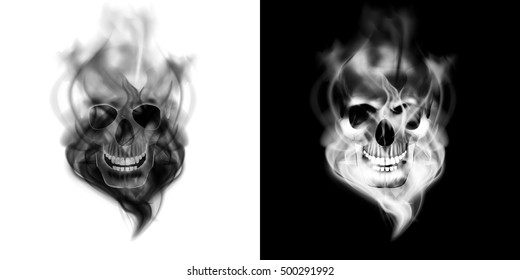 Detail Smoke Skull Png Nomer 16