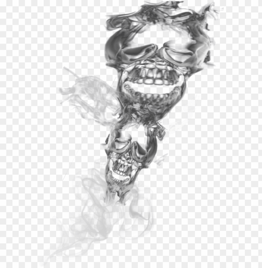 Detail Smoke Skull Png Nomer 8