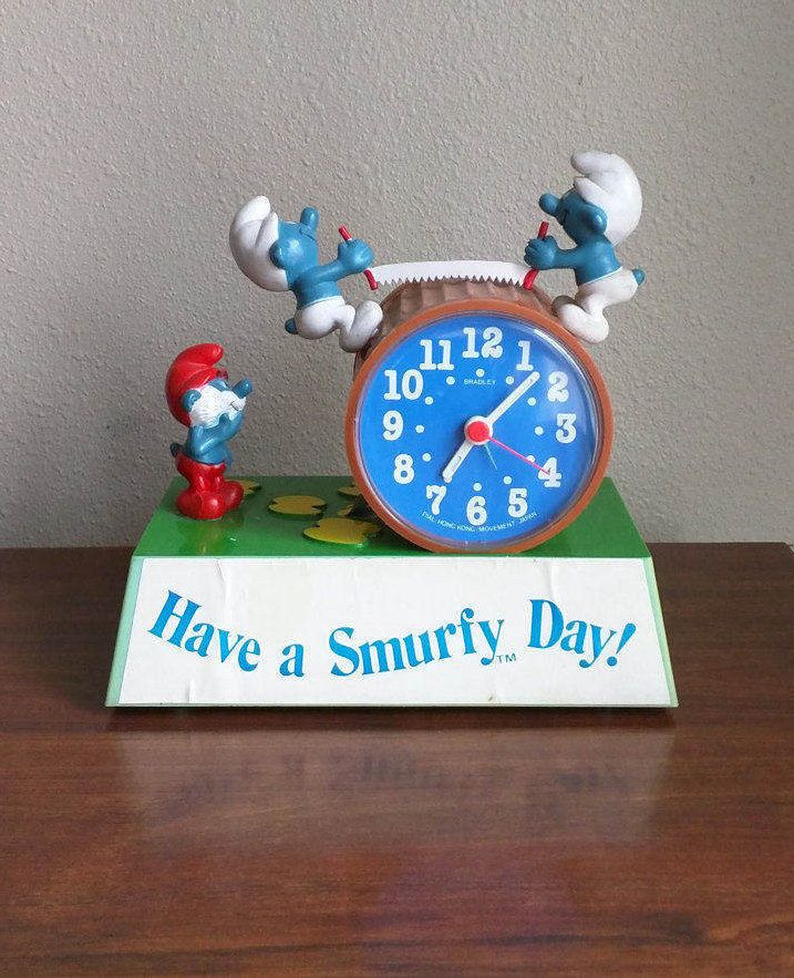 Smurf Alarm Clock - KibrisPDR