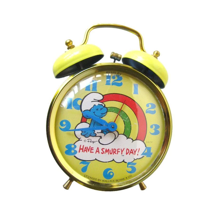 Detail Smurf Alarm Clock Nomer 2