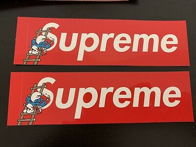 Smurf Box Logo Sticker - KibrisPDR