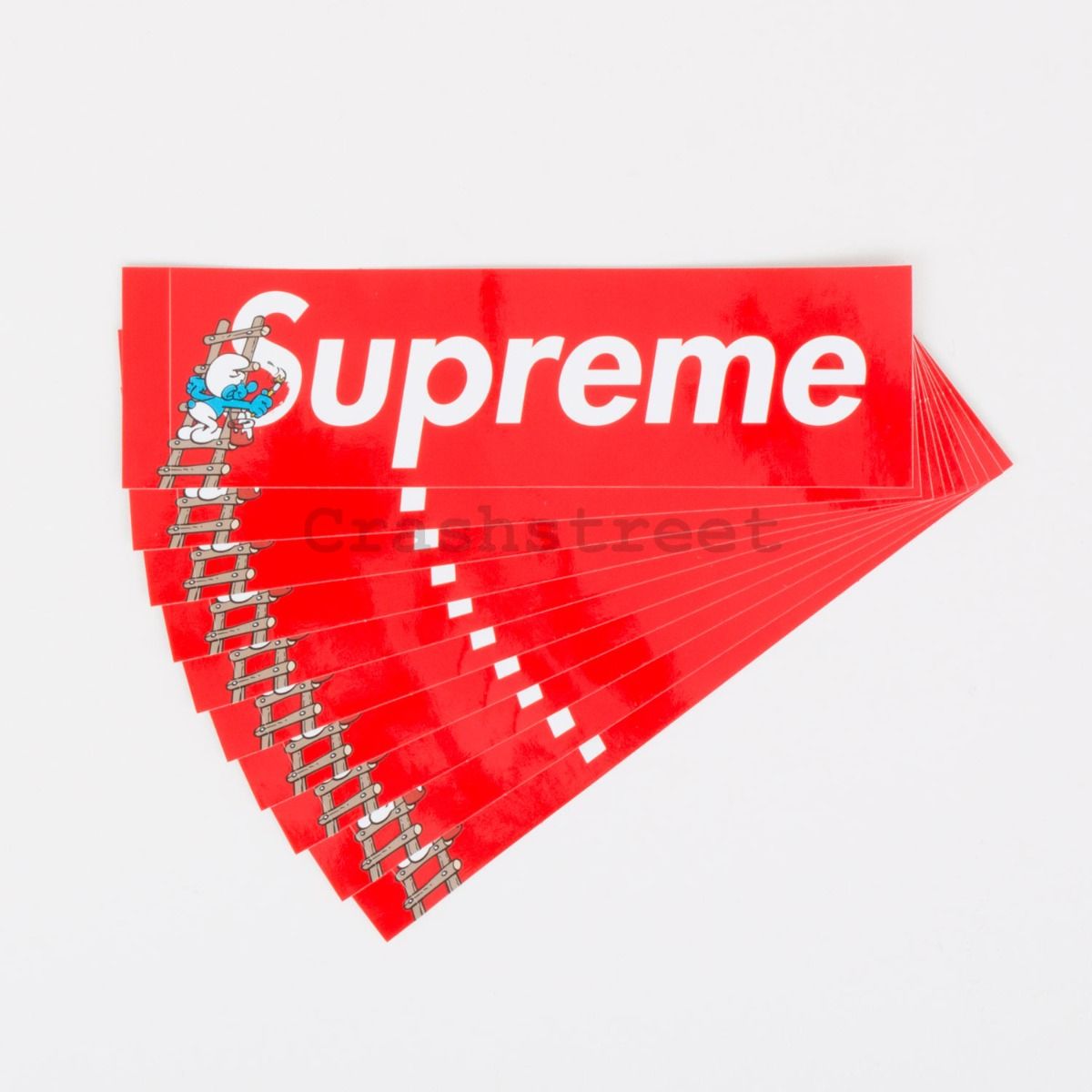 Detail Smurf Box Logo Sticker Nomer 14