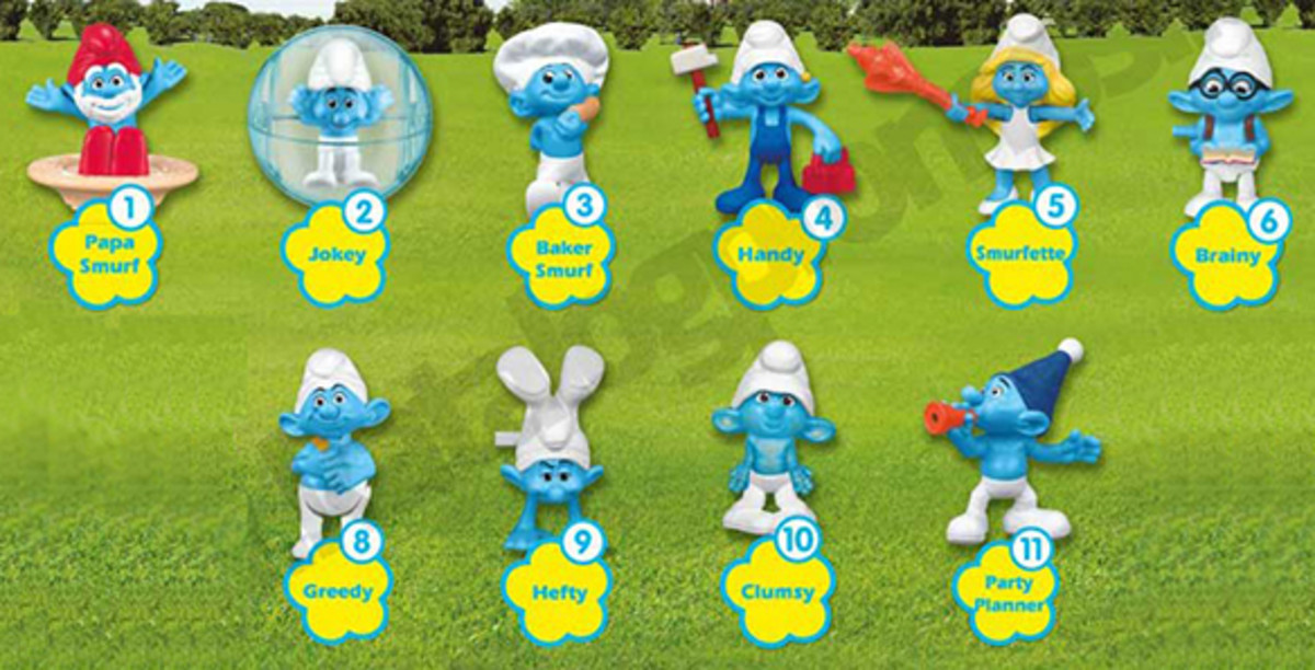 Detail Smurf Characters Names And Pictures Nomer 11