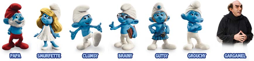 Detail Smurf Characters Names And Pictures Nomer 37