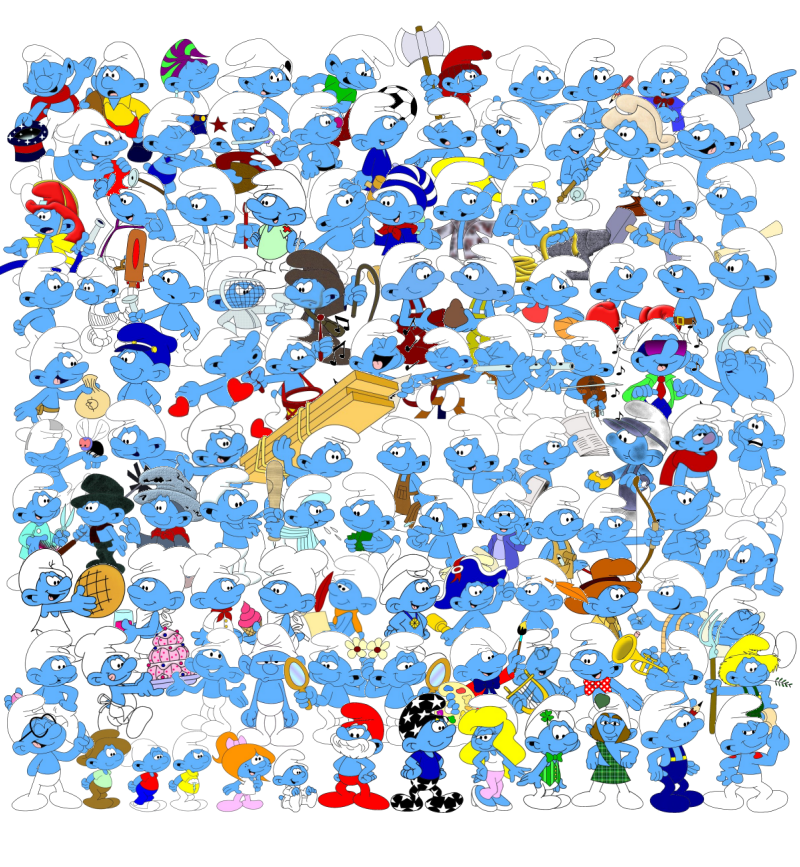 Detail Smurf Characters Names And Pictures Nomer 6