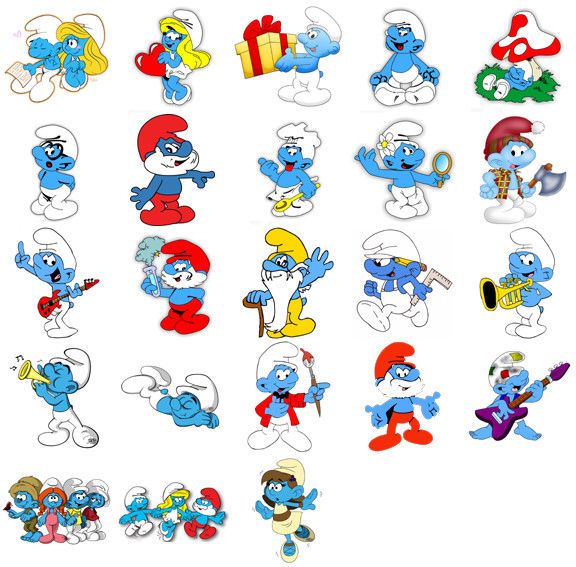 Smurf Characters Pictures - KibrisPDR