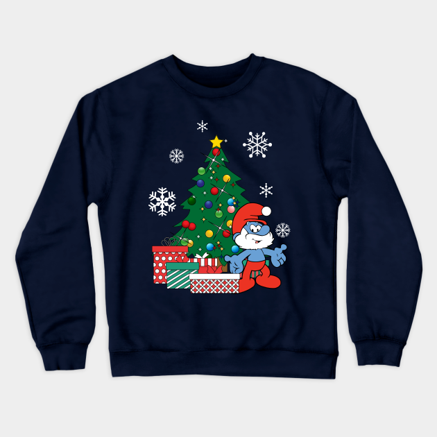 Detail Smurf Christmas Sweater Nomer 10
