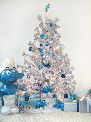 Smurf Christmas Tree - KibrisPDR