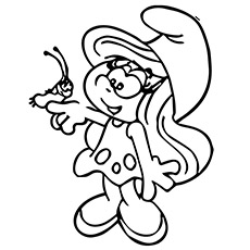 Detail Smurf Coloring Pages Nomer 38