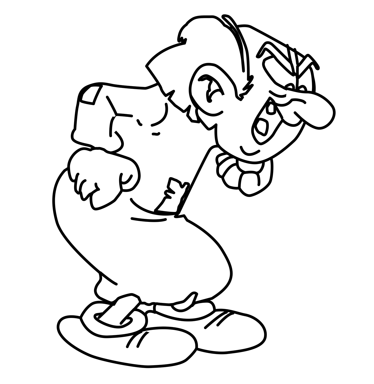 Detail Smurf Coloring Pages Nomer 40