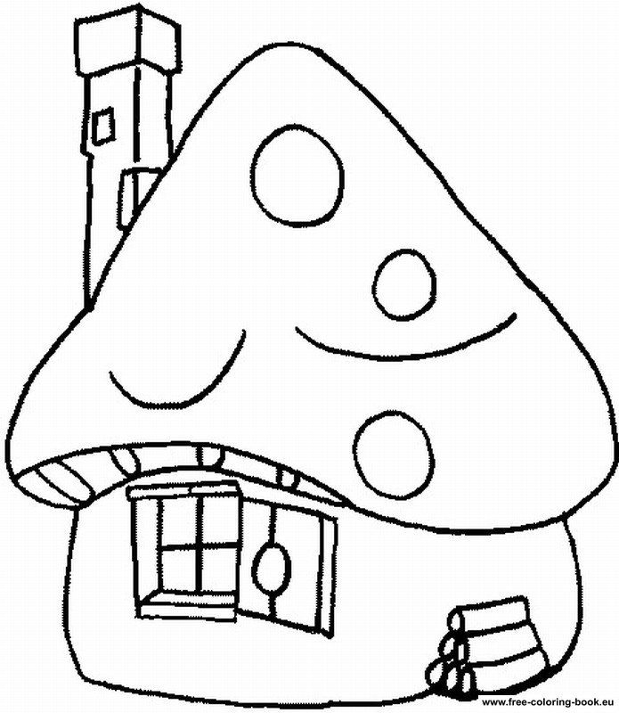 Detail Smurf Coloring Pages Nomer 41