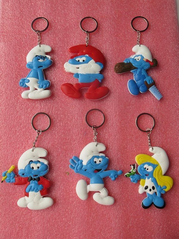 Detail Smurf Keychain Nomer 6