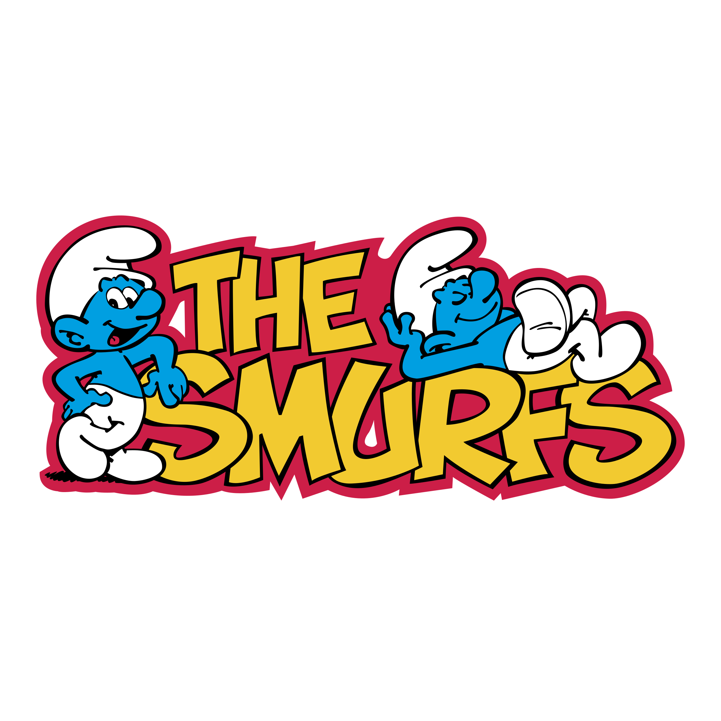 Detail Smurf Logo Nomer 4