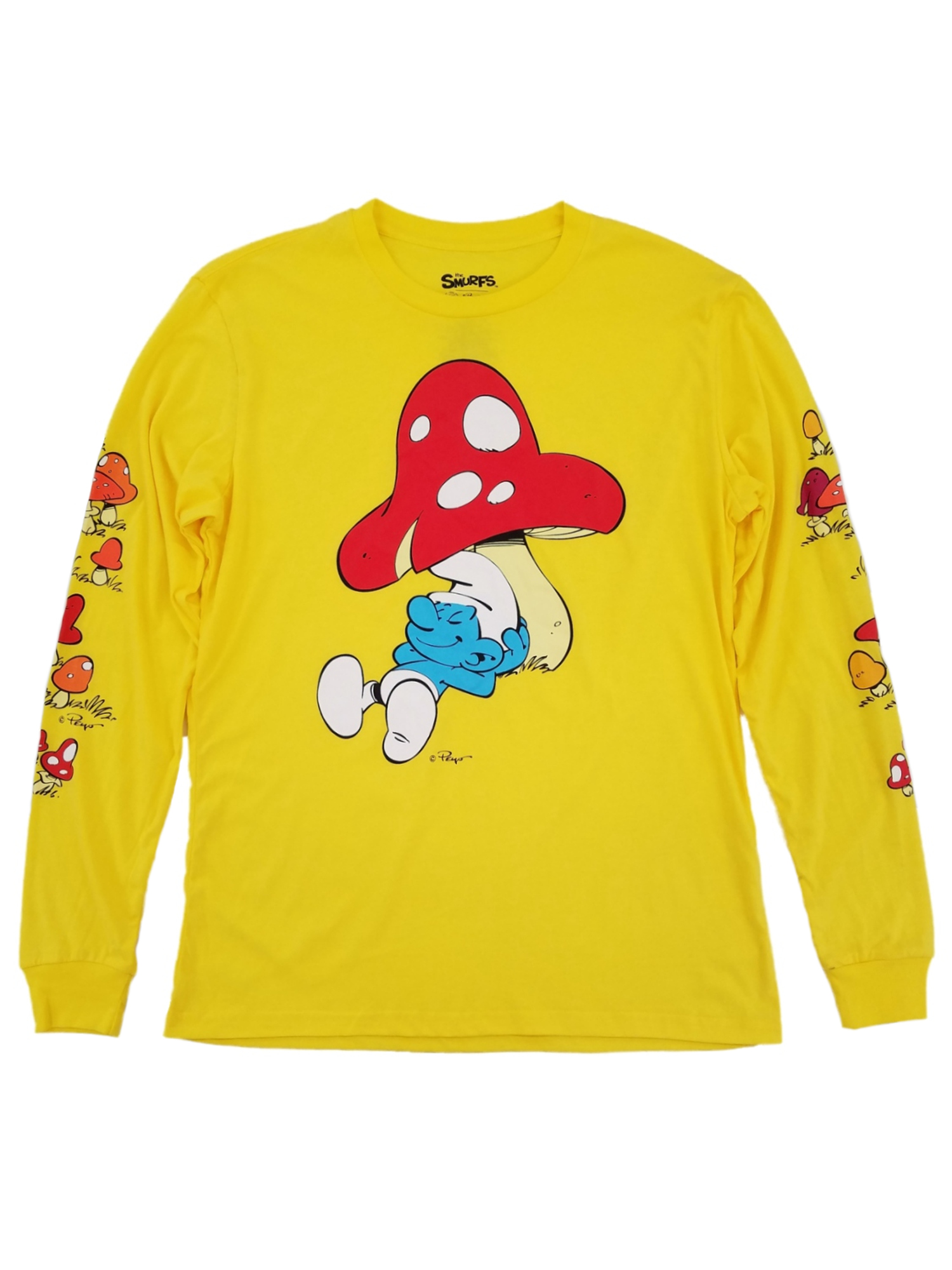 Detail Smurf Mushroom Shirt Nomer 2