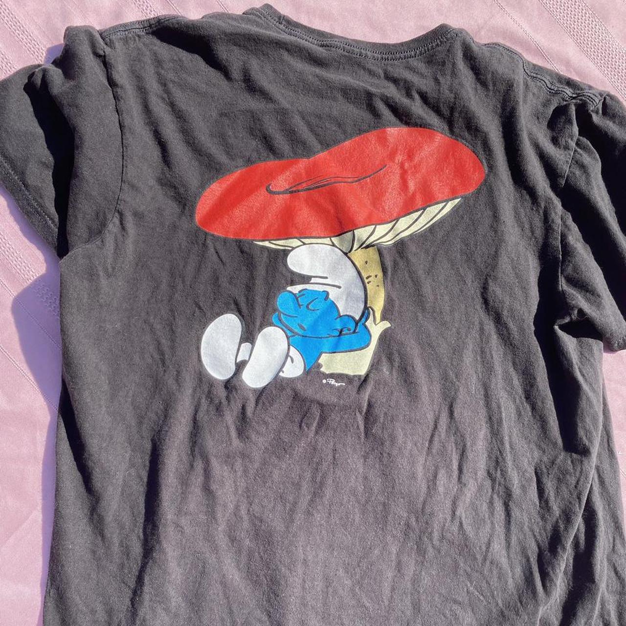 Detail Smurf Mushroom Shirt Nomer 13