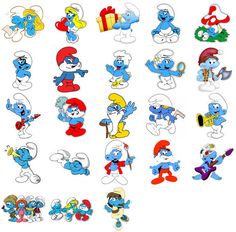 Detail Smurf Names With Pictures Nomer 28