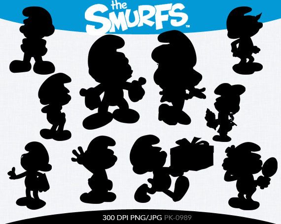 Smurf Silhouette - KibrisPDR