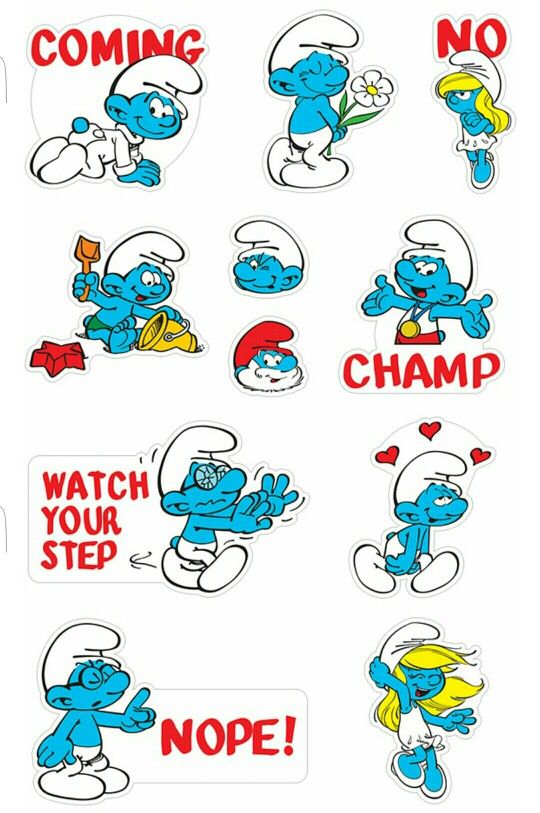 Detail Smurf Stickers For Cars Nomer 40