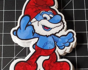 Detail Smurf Stickers For Cars Nomer 47