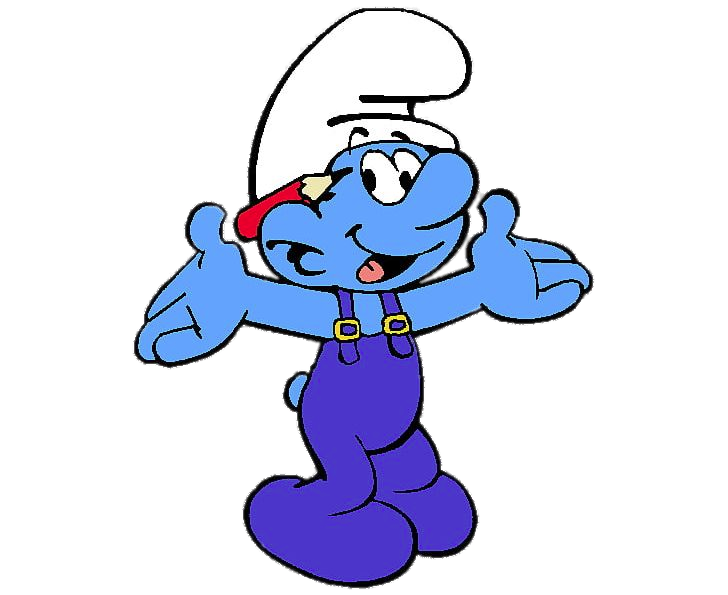 Detail Smurf Transparent Nomer 45