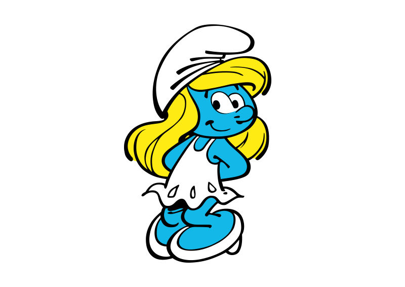 Detail Smurf Vector Nomer 11