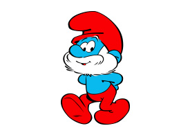 Detail Smurf Vector Nomer 12
