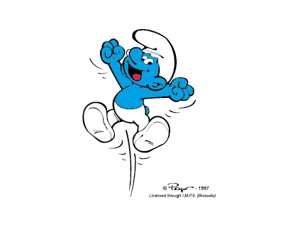 Detail Smurf Vector Nomer 13