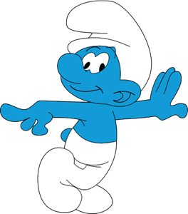 Detail Smurf Vector Nomer 15