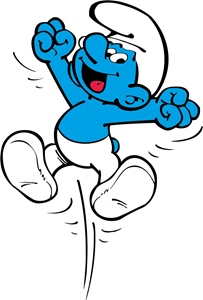 Detail Smurf Vector Nomer 19