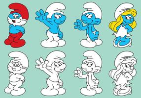 Detail Smurf Vector Nomer 3