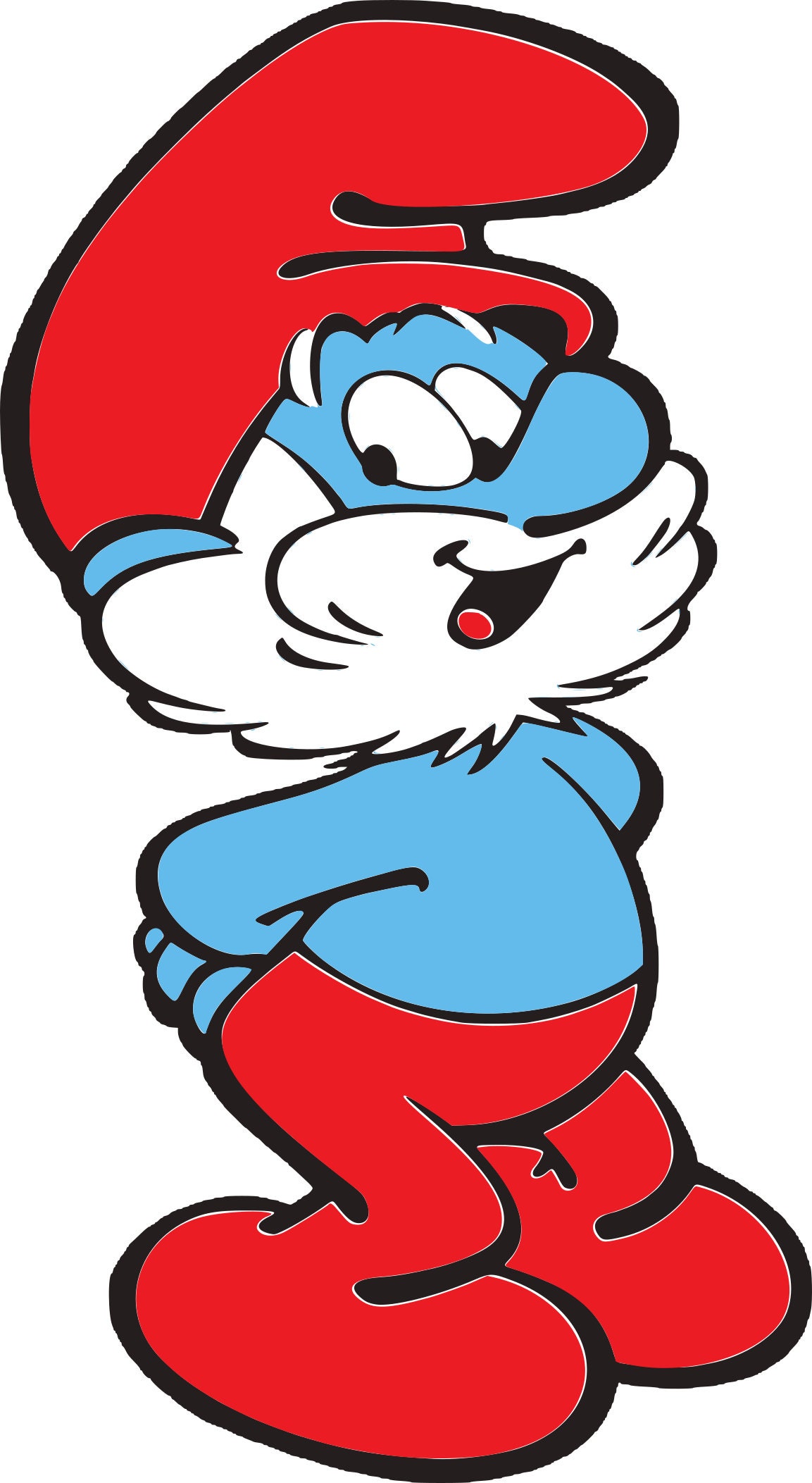 Detail Smurf Vector Nomer 22