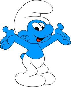 Detail Smurf Vector Nomer 8