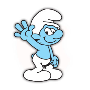Detail Smurf Vector Nomer 9