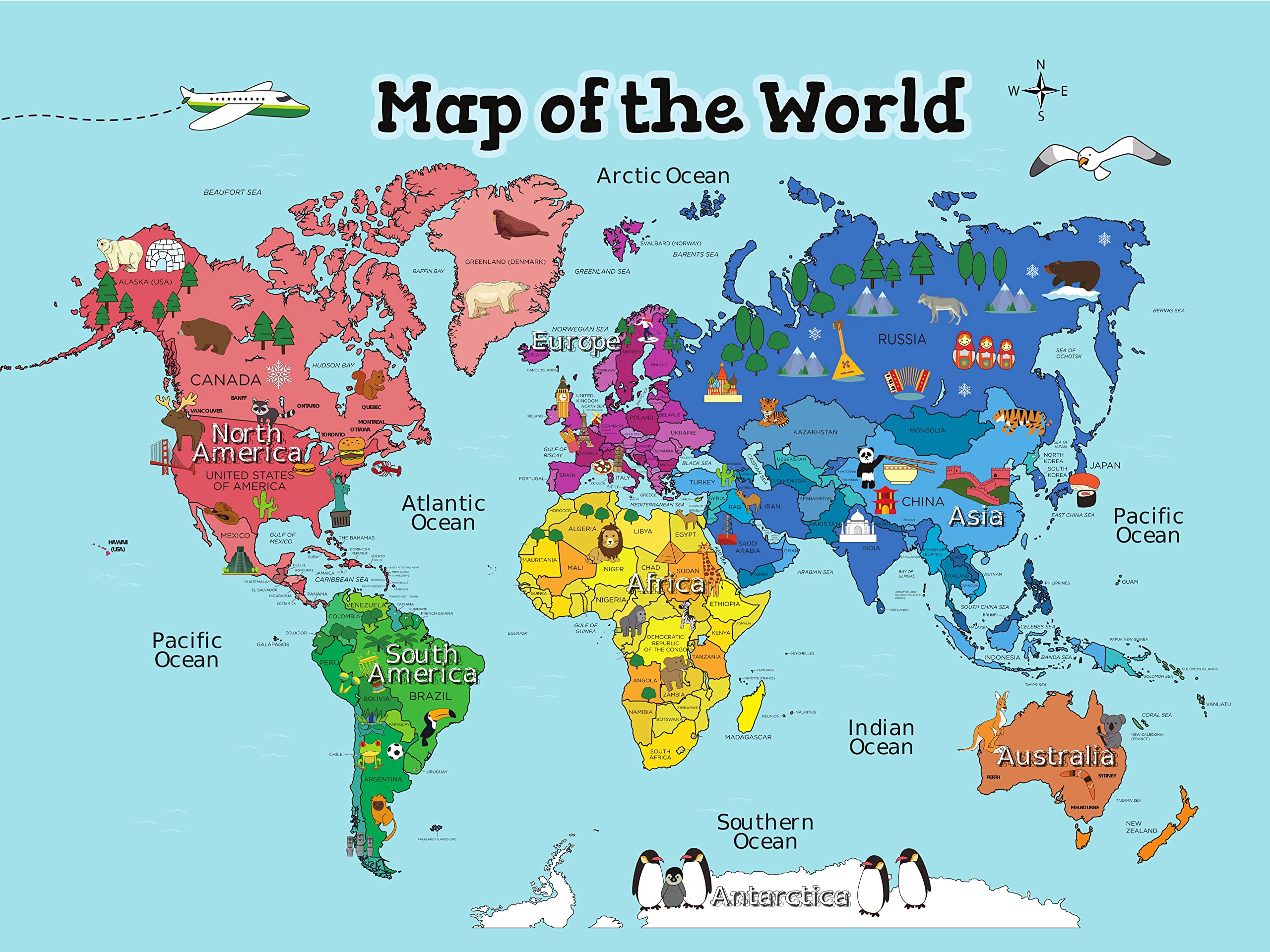 Detail World Map Image Nomer 20