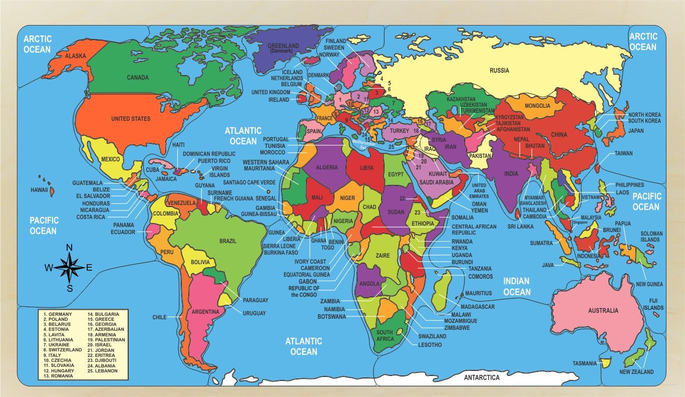 Detail World Map Images Nomer 13