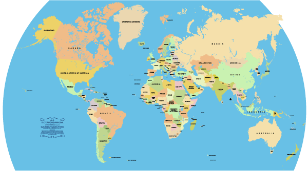 Detail World Map Images Free Download Nomer 15