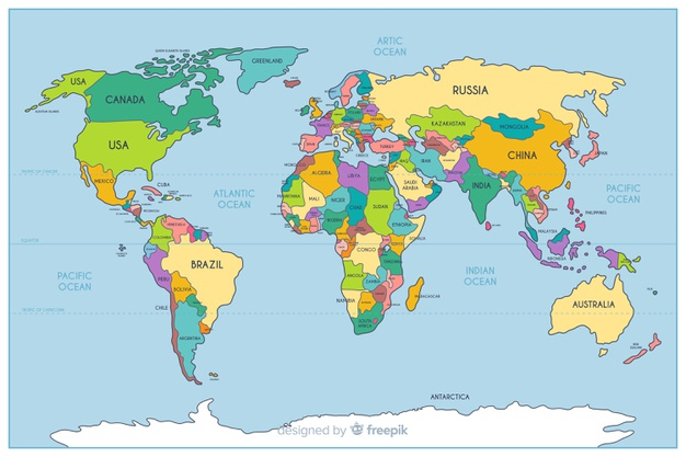 Detail World Map Images Free Download Nomer 16