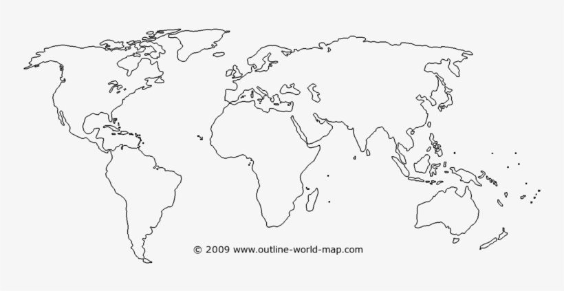 Detail World Map Outline Transparent Background Nomer 16