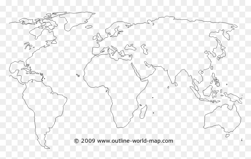 Detail World Map Outline Transparent Background Nomer 23