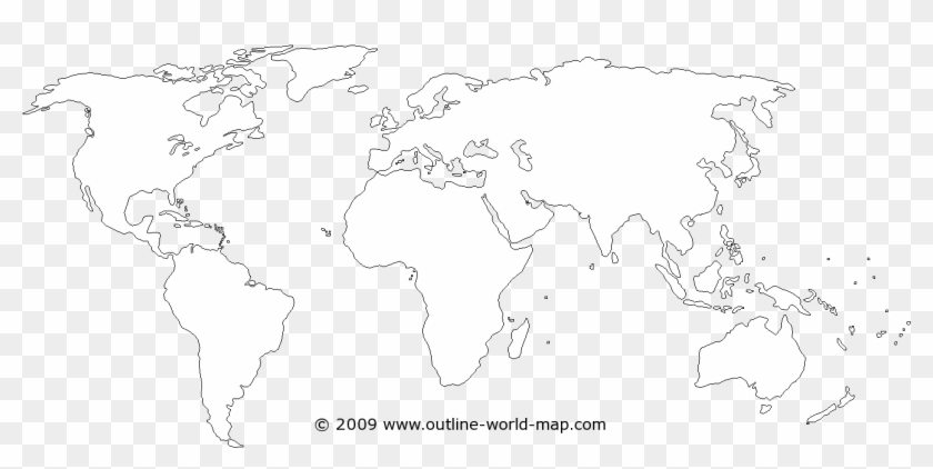 Detail World Map Outline Transparent Background Nomer 24
