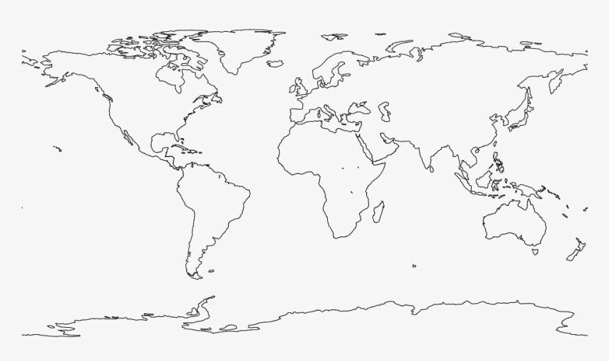 Detail World Map Outline Transparent Background Nomer 44