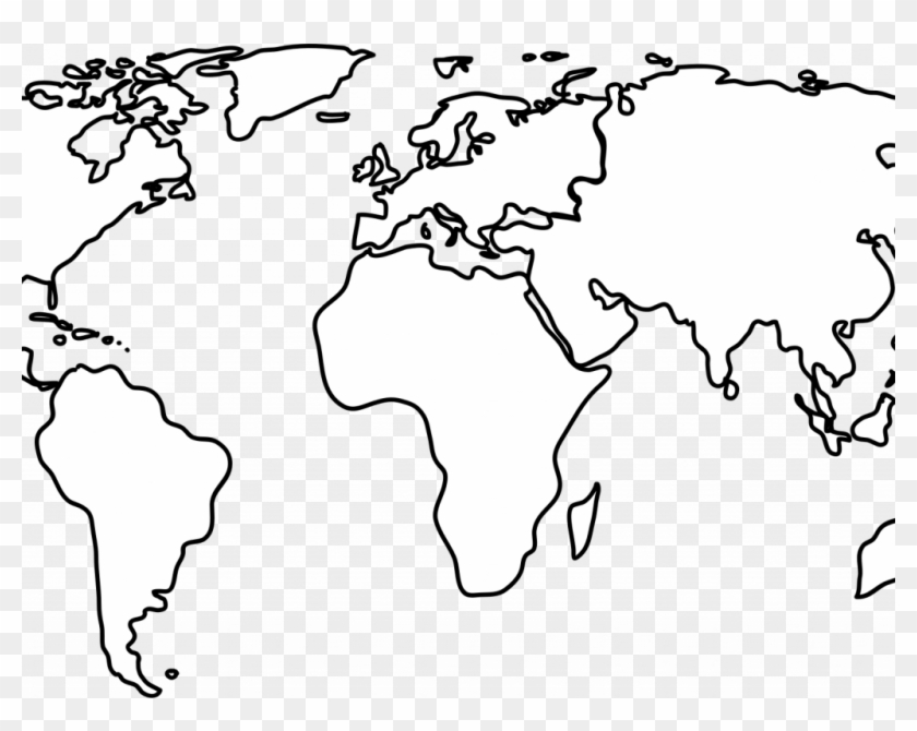 Detail World Map Outline Transparent Background Nomer 10