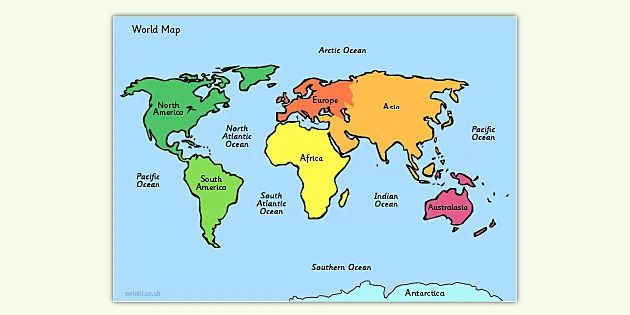Detail World Map Picture Nomer 43