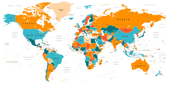 Detail World Map Picture Free Nomer 36