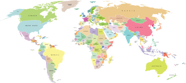 Detail World Map Picture Free Nomer 41