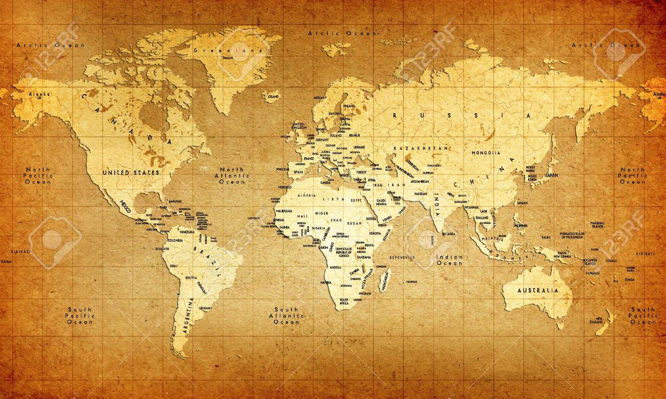 Detail World Map Picture Free Nomer 45