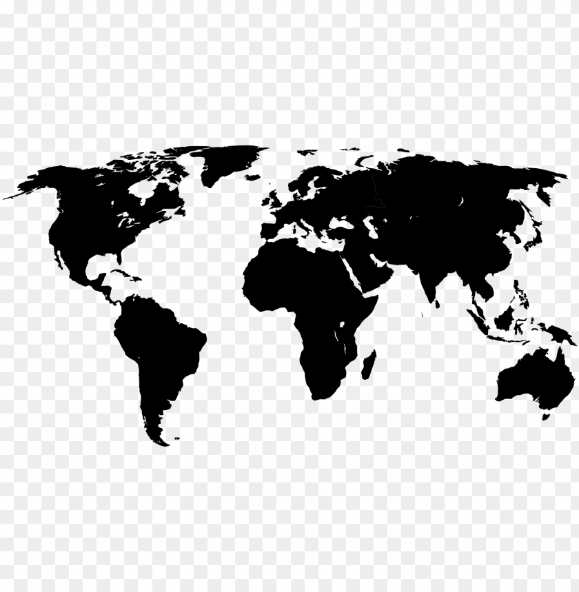 Detail World Map Png Transparent Background Nomer 13