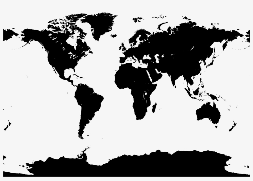 Detail World Map Png Transparent Background Nomer 27