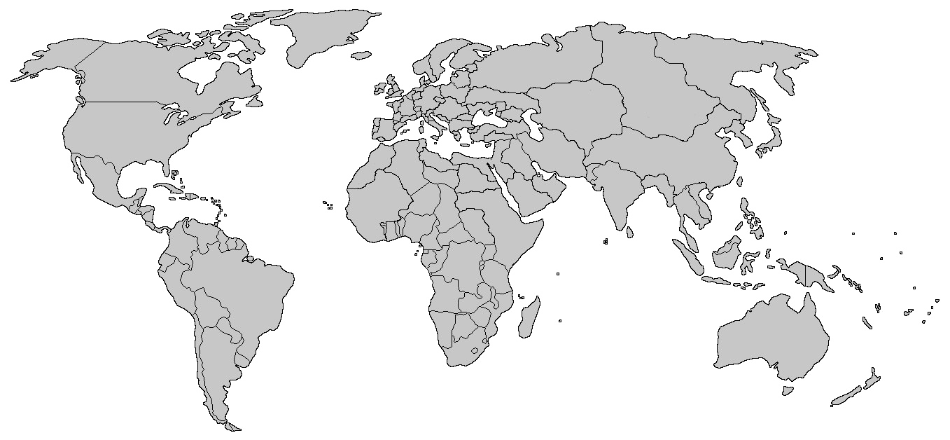 Detail World Map Png Transparent Background Nomer 56